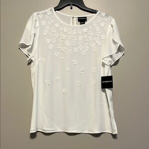 Liz Claiborne White Women's Top